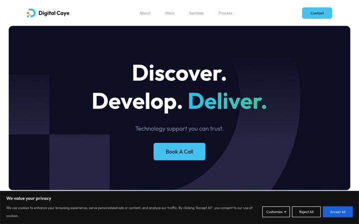 Screenshot of digitalcaye.com
