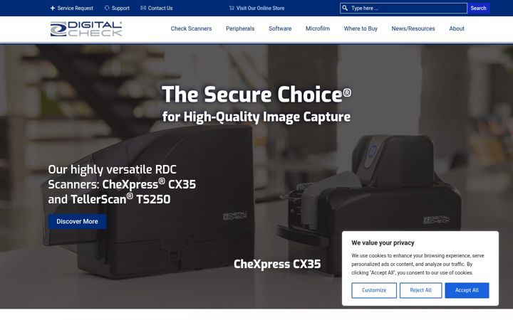 Screenshot of digitalcheck.com