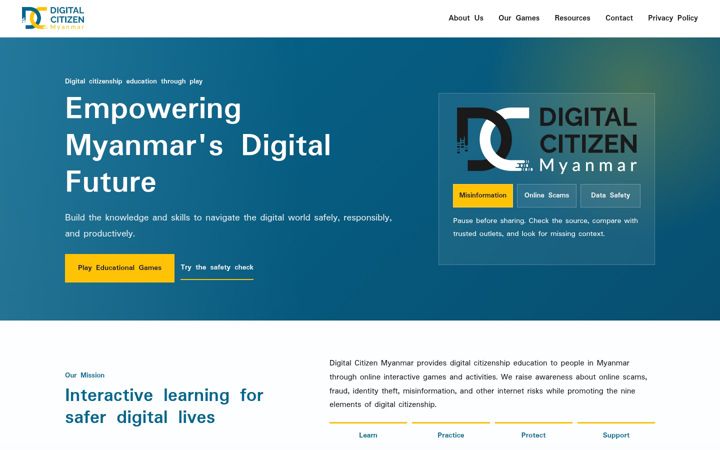 Screenshot of digitalcitizenmm.org