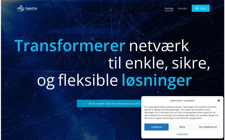 Screenshot of digitalcity.dk