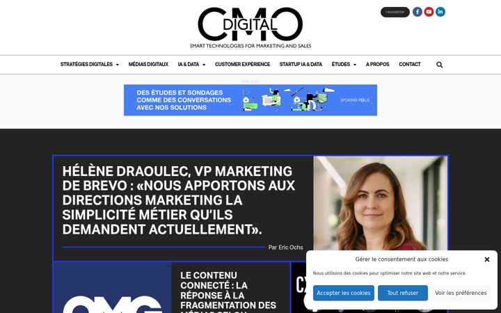 Ekrānuzņēmums no digitalcmo.fr