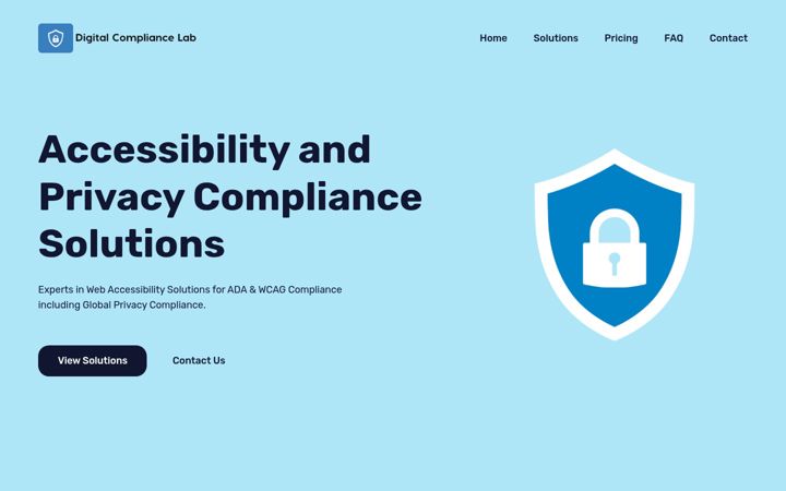 Screenshot of digitalcompliancelab.com
