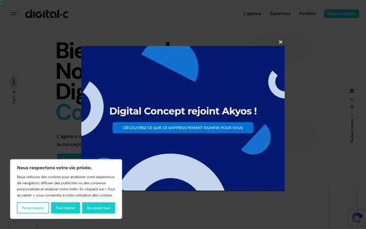 Ekrānuzņēmums no digitalconcept.fr
