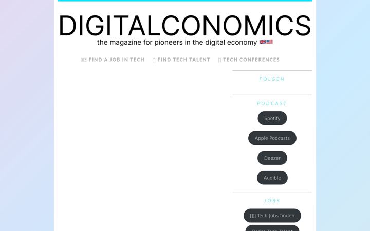 Screenshot of digitalconomics.com