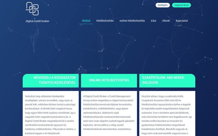Screenshot of digitalcreditbroker.hu