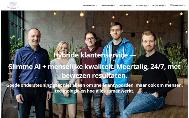 Screenshot of digitalcustomercare.eu