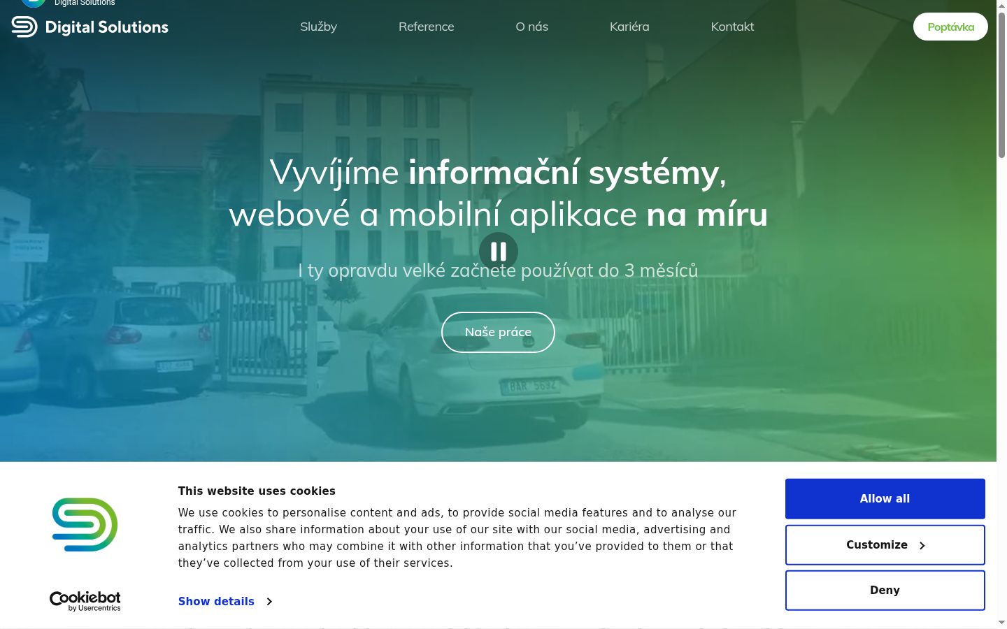 Screenshot tal-banner tal-kunsens muri qabel kwalunkwe interazzjoni