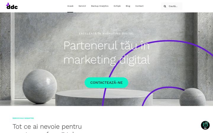 Skärmbild av digitaldatacapital.ro
