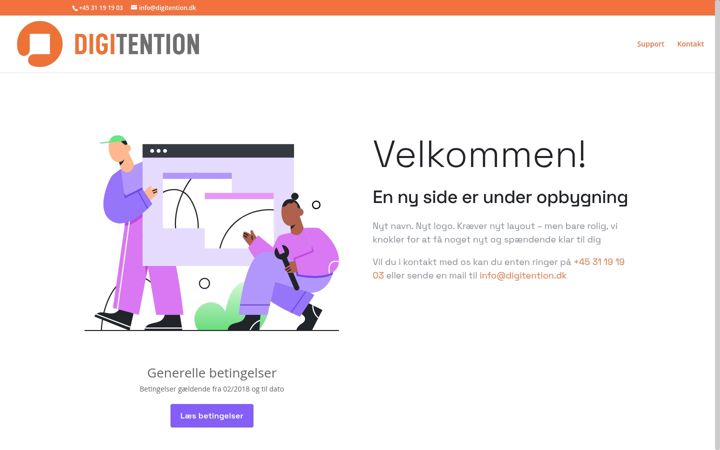 Screenshot of digitaldeer.dk