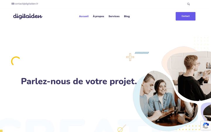 Ekrānuzņēmums no digitalden.fr