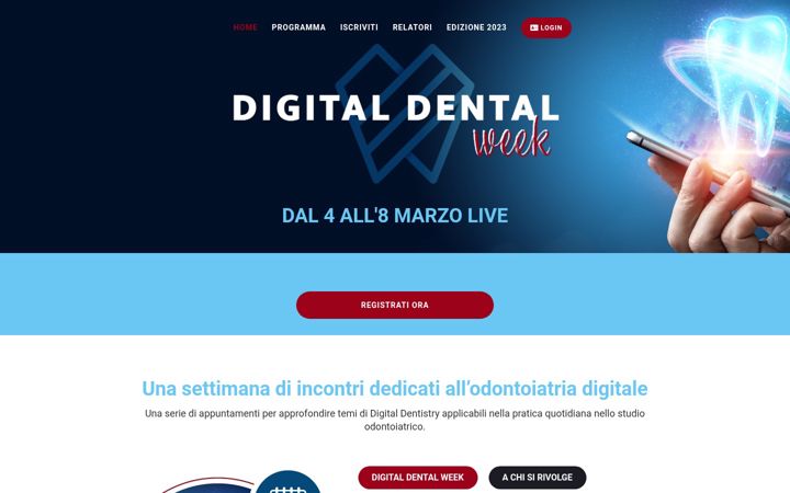 Screenshot of digitaldentalweek.it