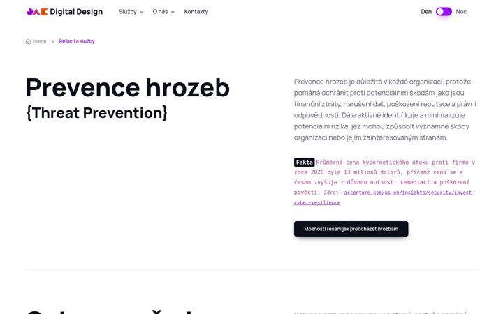 Screenshot of digitaldesign.cz