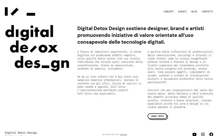 Skärmbild av digitaldetoxdesign.it