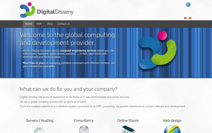 Screenshot of digitaldisseny.com