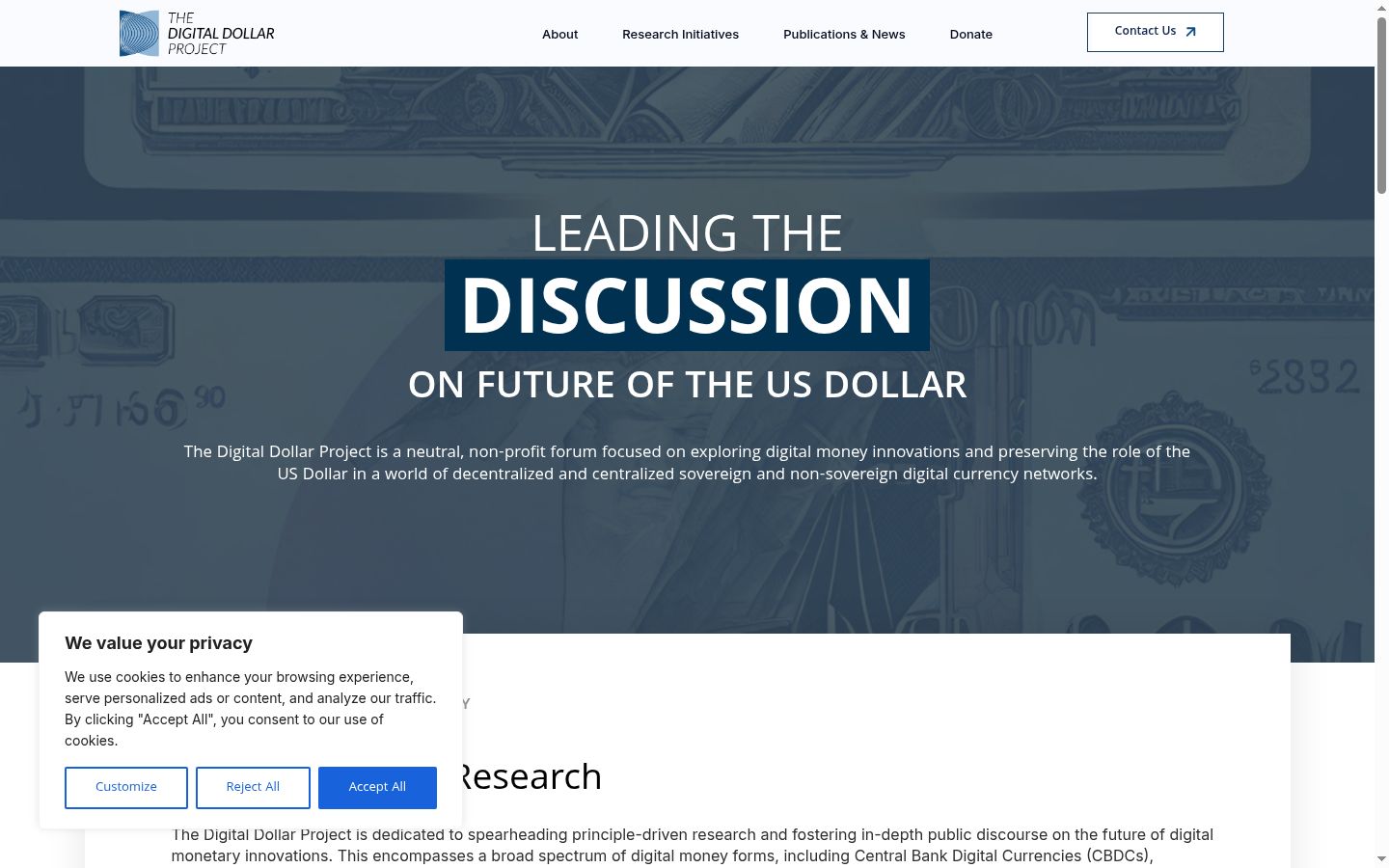 Screenshot tal-banner tal-kunsens muri qabel kwalunkwe interazzjoni