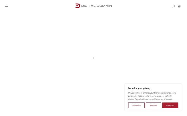 Screenshot of digitaldomain.com