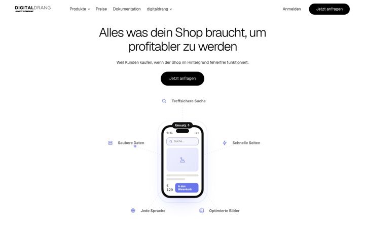 Screenshot of digitaldrang.de