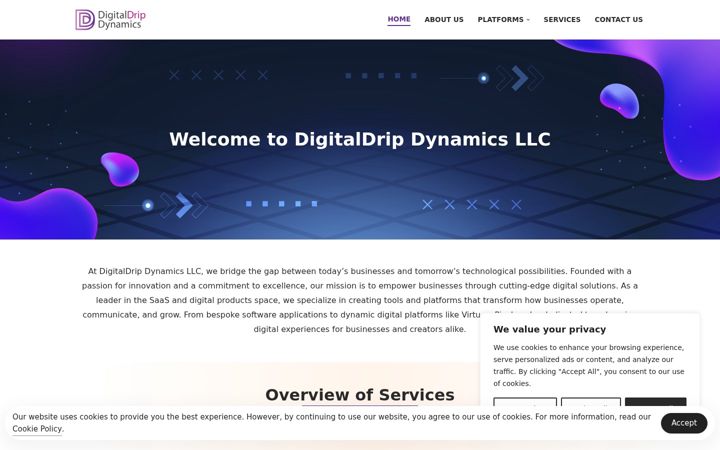 Screenshot of digitaldrip-dynamics.com