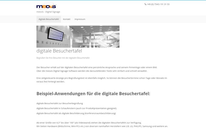 Screenshot of digitale-besuchertafel.de