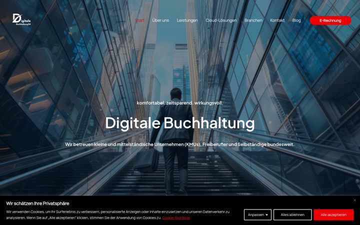 Screenshot of digitale-buchhaltung24.de