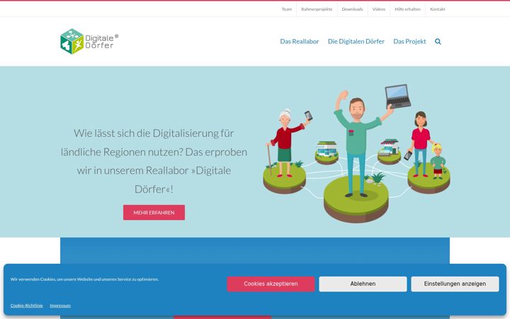 Screenshot of digitale-doerfer.de