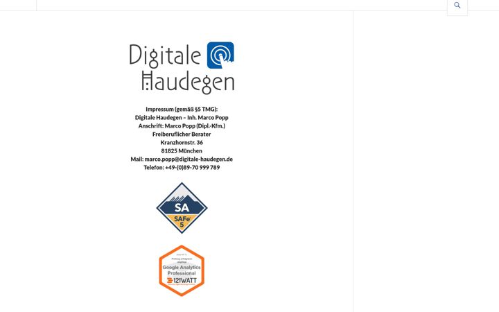 Screenshot of digitale-haudegen.de
