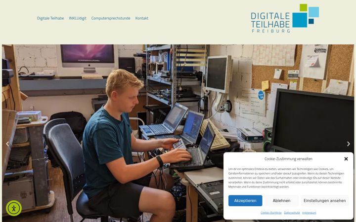 Screenshot of digitale-teilhabe-freiburg.de