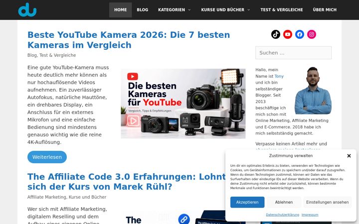 Screenshot ta' digitale-unternehmer.de