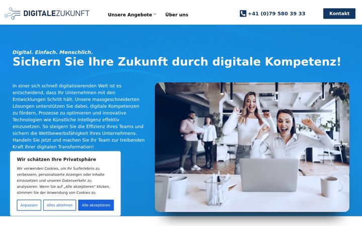 Screenshot of digitale-zukunft.org