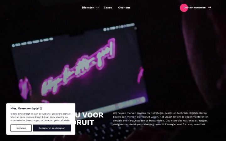 Zrzut ekranu digitalebazen.nl