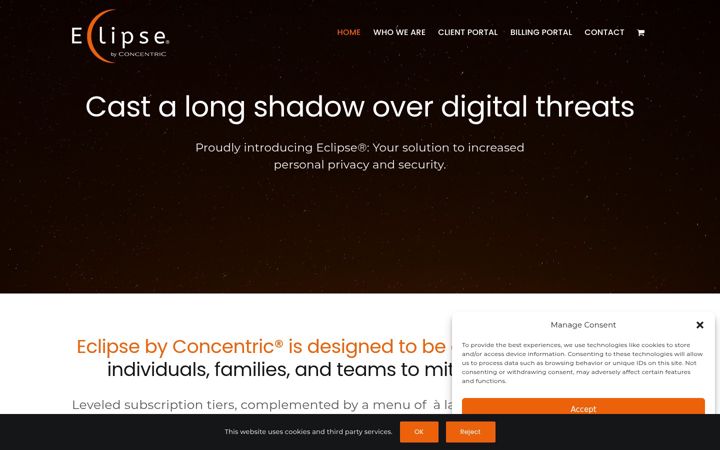 Екранна снимка на digitaleclipse.io