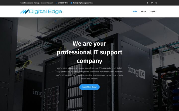 Screenshot of digitaledge.services