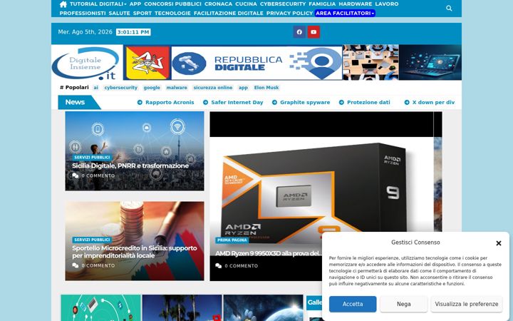 Screenshot von digitaleinsieme.it