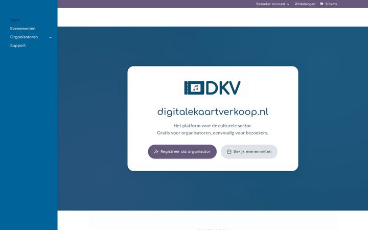 Zrzut ekranu digitalekaartverkoop.nl