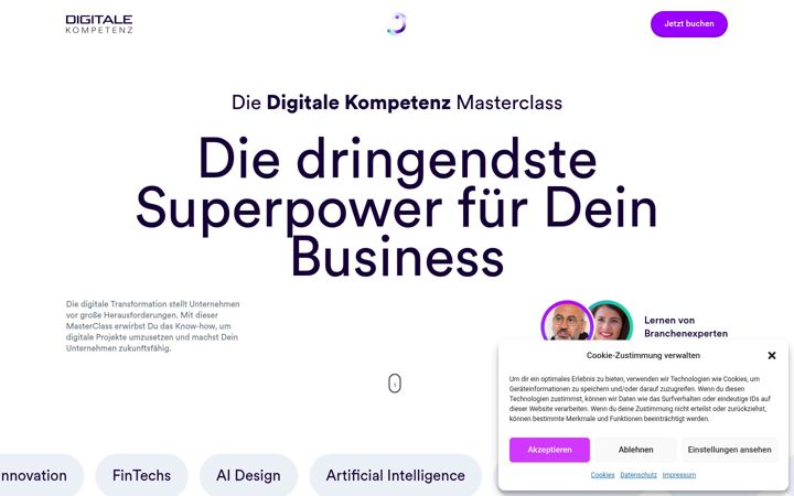 Screenshot of digitalekompetenz.de