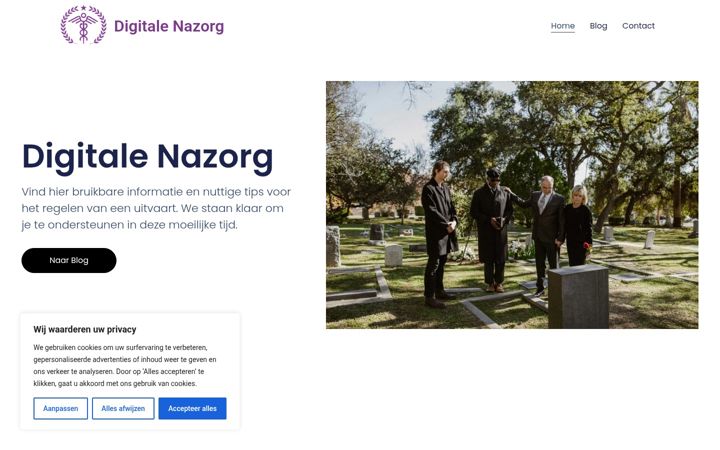 Zrzut ekranu digitalenazorg.nl