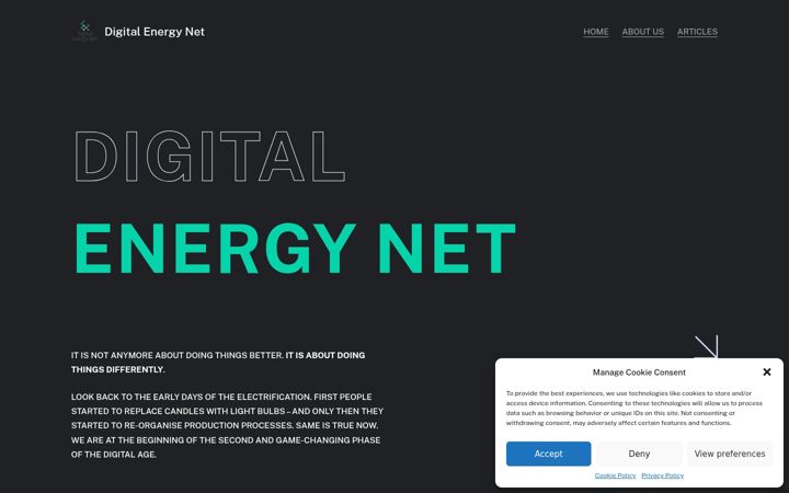 Screenshot of digitalenergynet.org