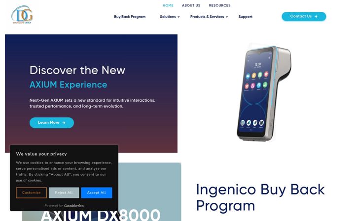 Screenshot of digitalentgroupltd.com