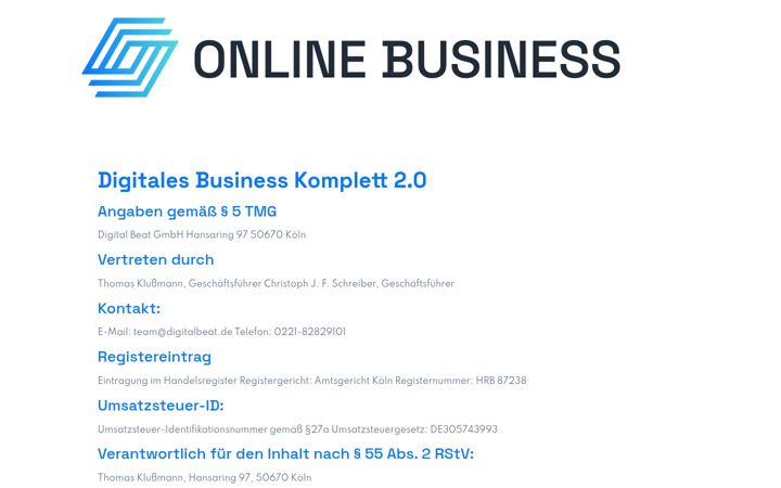 Skärmbild av digitales-business-komplett-2-0.de