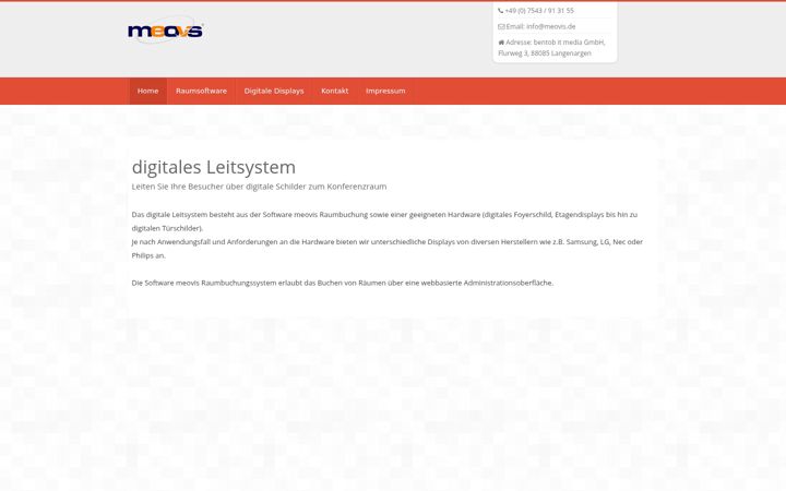 Screenshot of digitales-leitsystem.de