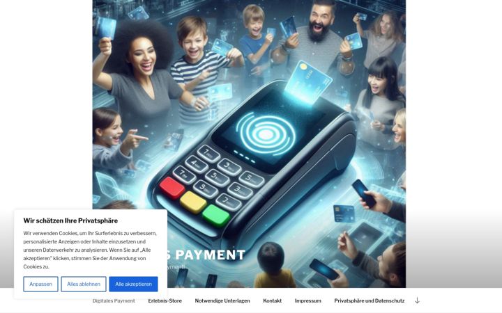 Screenshot of digitales-payment.de