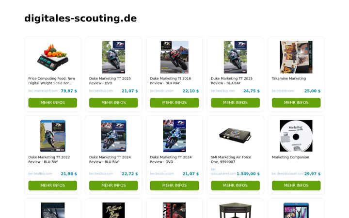 Screenshot stránky digitales-scouting.de
