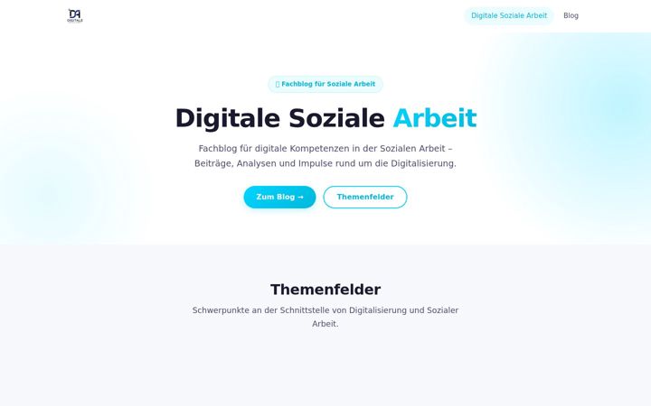 Screenshot of digitalesozialearbeit.de