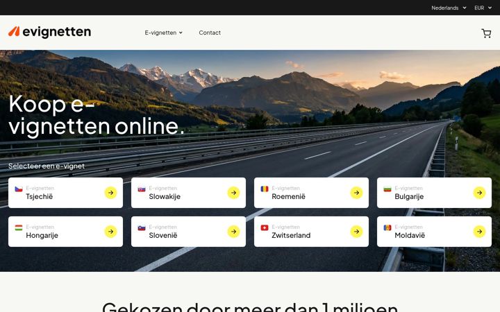 Zrzut ekranu digitaletolvignetten.nl