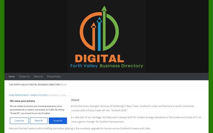 Skärmbild av digitalexcel.co.uk