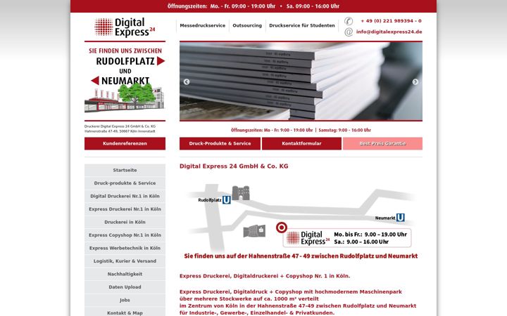 Screenshot of digitalexpress24.de