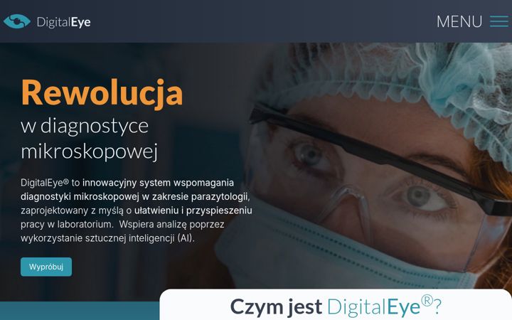 Snimka zaslona za digitaleye.pl