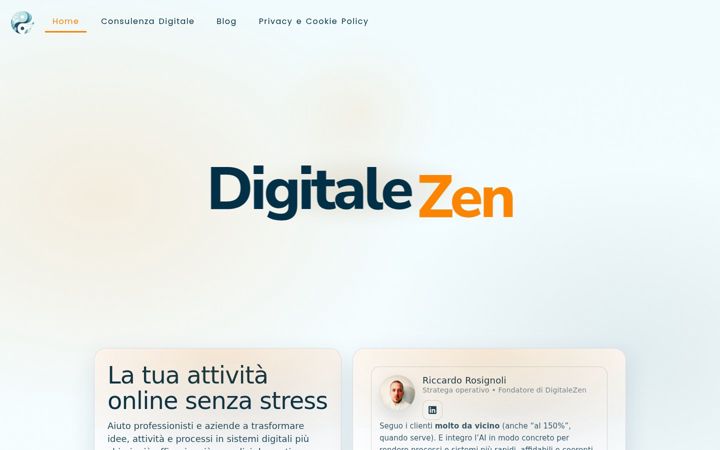 Screenshot of digitalezen.it