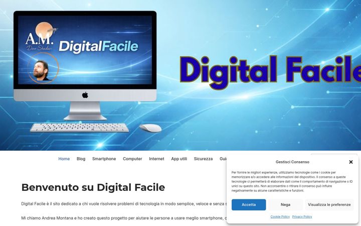 Screenshot of digitalfacile.eu