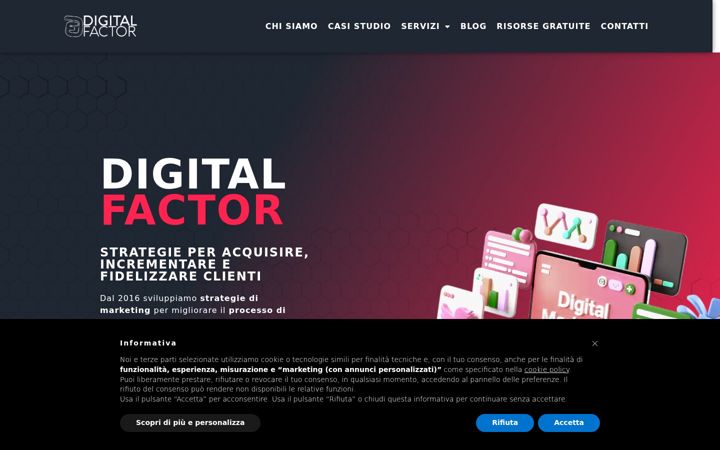 Screenshot von digitalfactor.it